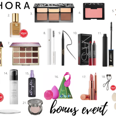 Top 21 Picks from the Sephora Bonus Event